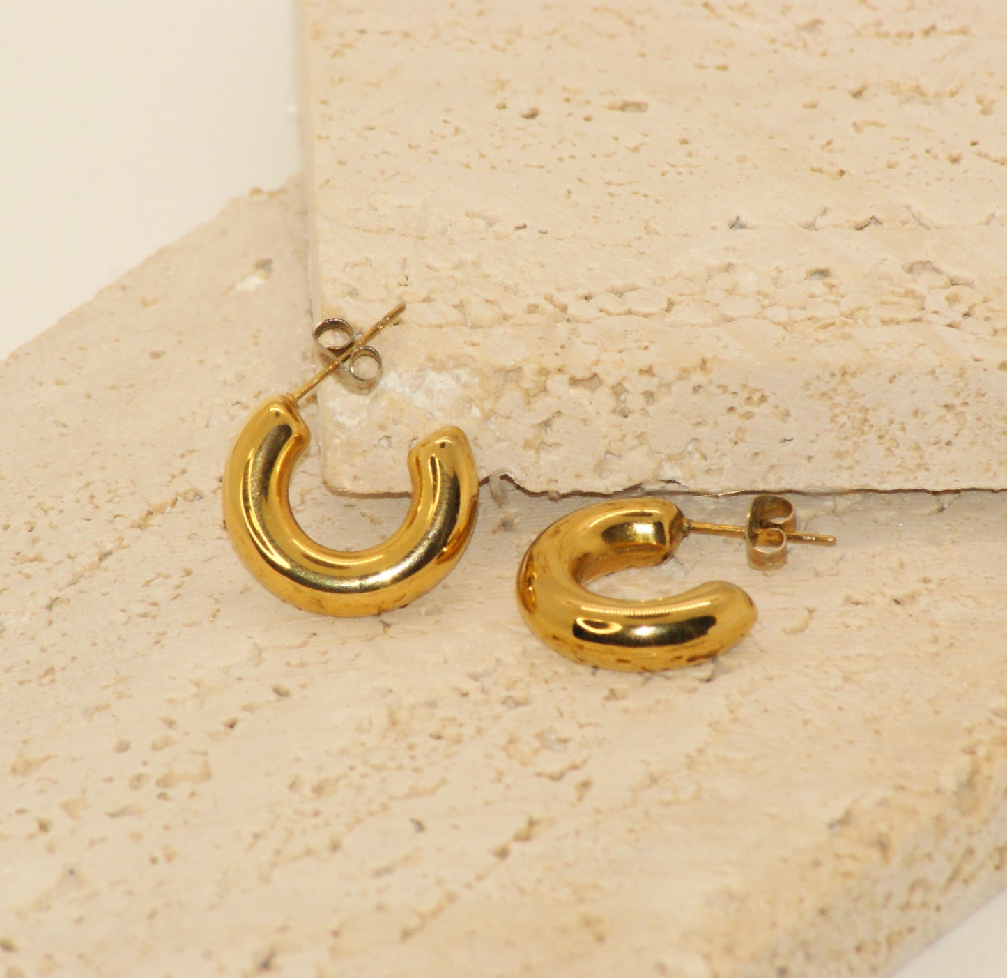 Emma Hoop Stud Earrings