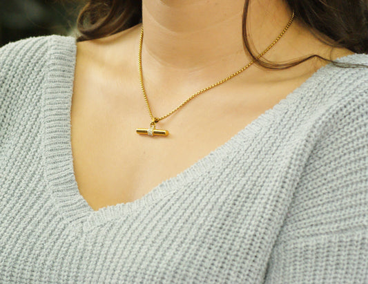 Bar Pendant Necklace
