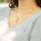 Mesh Pendant Necklace