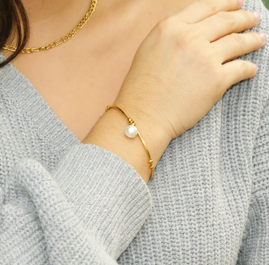 Pearl Cuff Bracelet