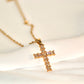 Glam Cross Necklace
