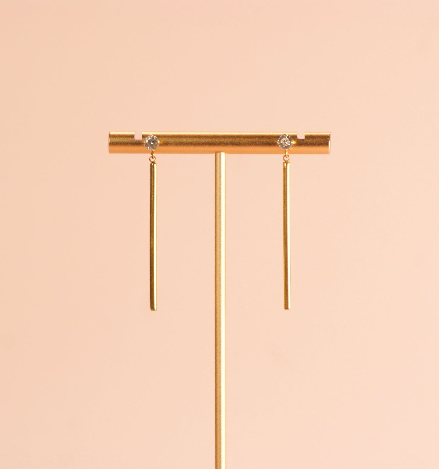 Stud Drop Earrings