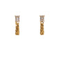 Stud Chain Connected Earrings