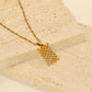 Mesh Pendant Necklace