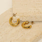 Emma Hoop Stud Earrings