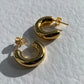 Emma Hoop Stud Earrings