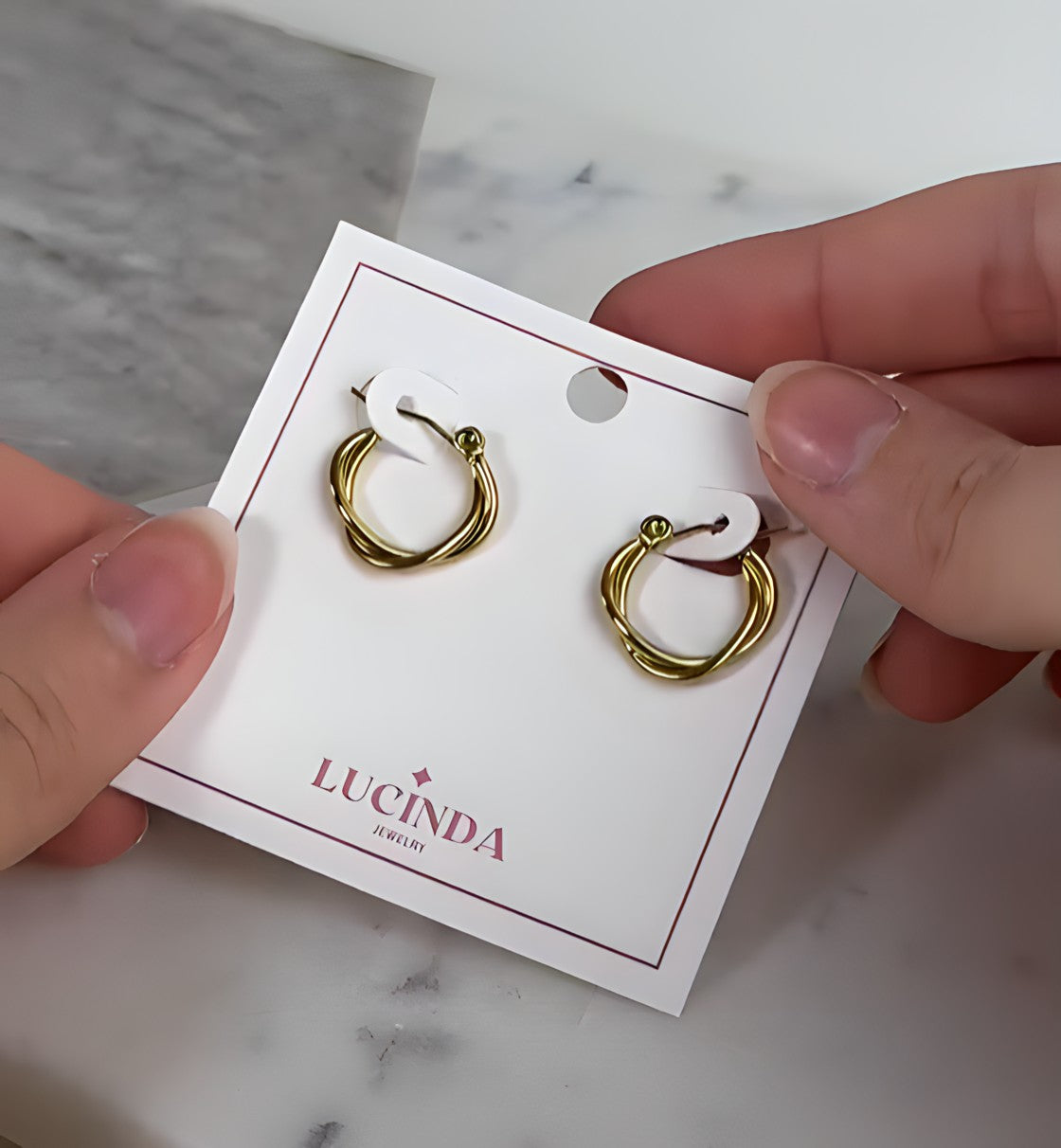 Twist Hoop Earrings