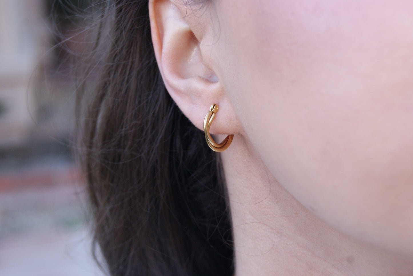 Twist Hoop Earrings