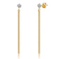 Stud Drop Earrings