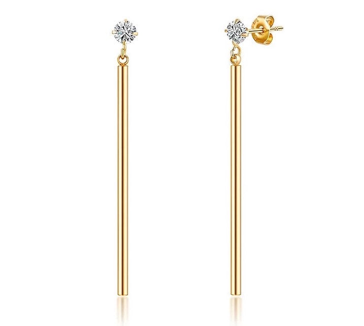 Stud Drop Earrings